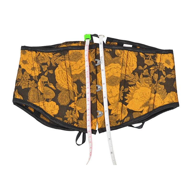 16Cm Borduren Zonnebloem Plastic Botten Korte Corset