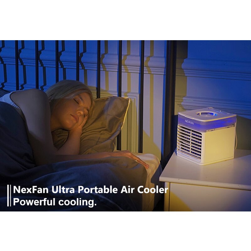 NexFan Ultra Air Cooler Fast Cooling Portable Air Conditioning Fans Enhanced Noise Reduction Cooling Fan for Home Office Outdoor