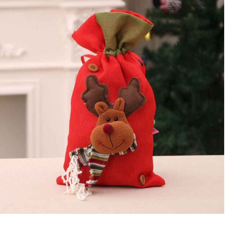 God jul julepose godtepose merry christmas bag godteposer jul julepynt: Blå