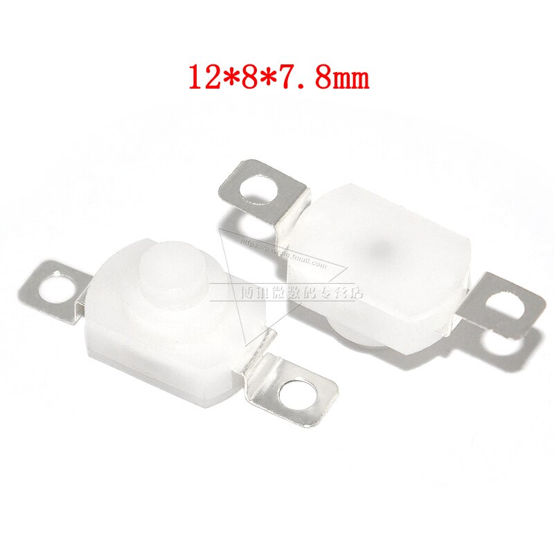 5pcs Switch Push Button Click clicky on off switch 1212 for LED Flashlight torch headlamp Lantern light DIY parts accessories: Gold