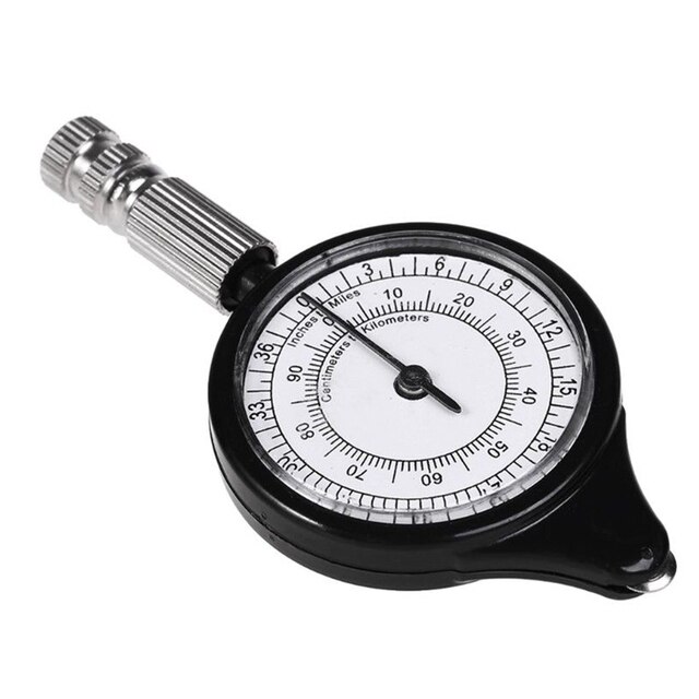Nuttig Top Kilometerteller Multifunctionele Kompas Curvometer Met Afstandsmeter Kaart Kilometerstand Meten Outdoor Camping Gereedschap: Default Title