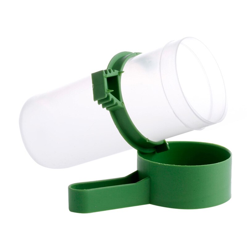 S/l vogel drinkbak voerbak waterbak clip voor volière grasparkieten valkparkieten lovebirds