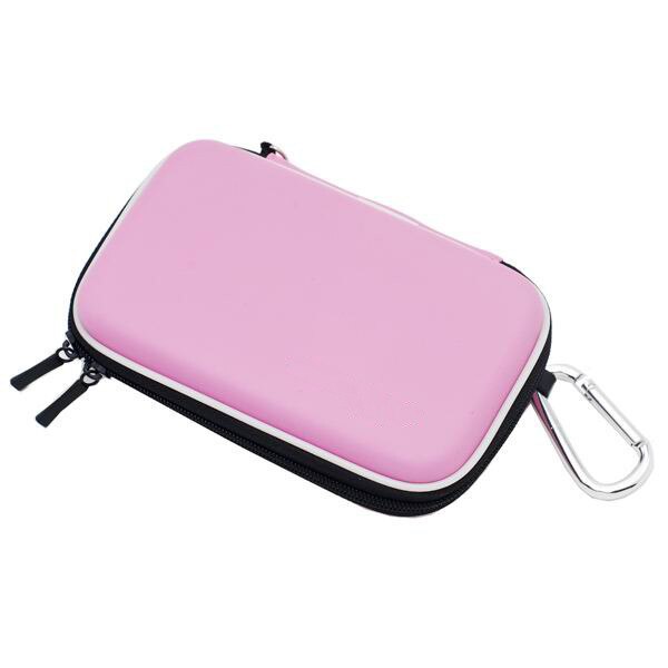 Étui de transport rose dur étui de couverture de peau sac pochette pour Nintendo DSi NDSi