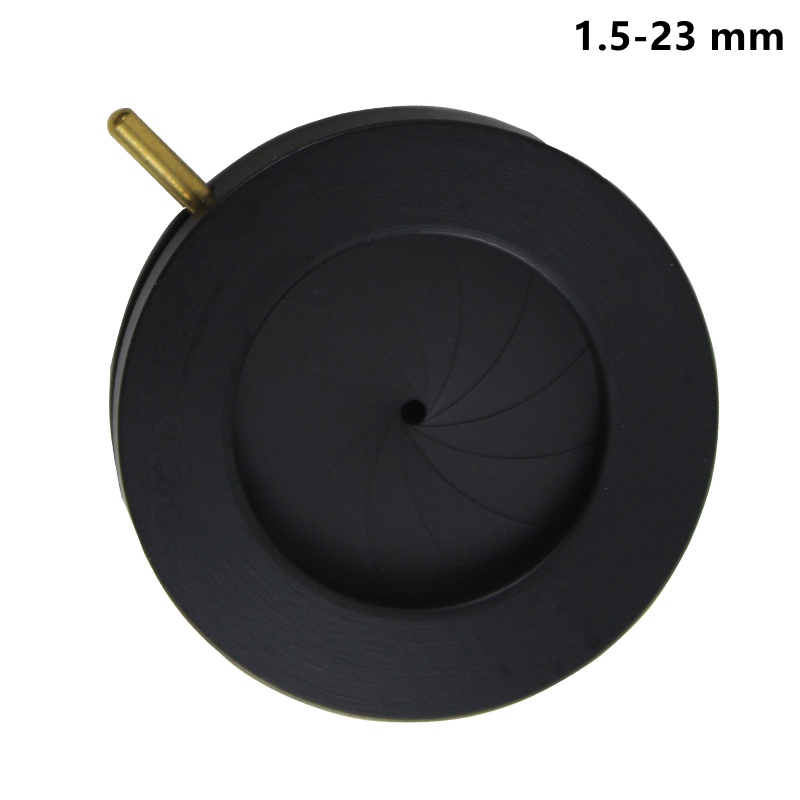 Metalen Zoom Optische Iris Diafragma Diafragma Condensator Digitale Camera Microscoop Adapter Microscoop Accessoires Voor Camera Lens: ID003