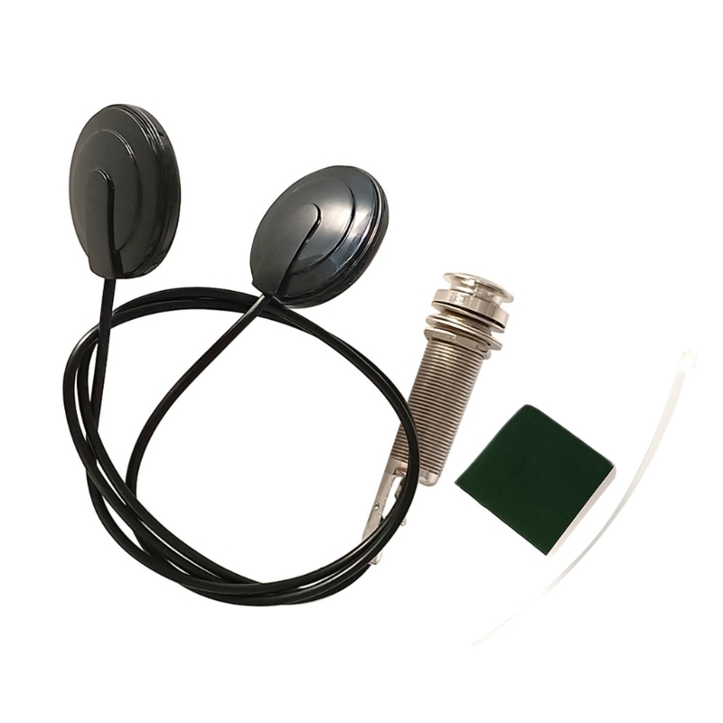 Gitaargeluid Pickup Piezo Contact Microfoon Pickup Transducer Gitaarkabel Sticker Gitaar Ukelele Instrumenten Accessoire