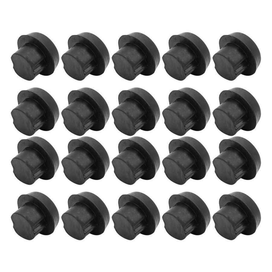 20 pcs Billiard Bottom Rubber Plug Protection Pad Pole Tail Cover