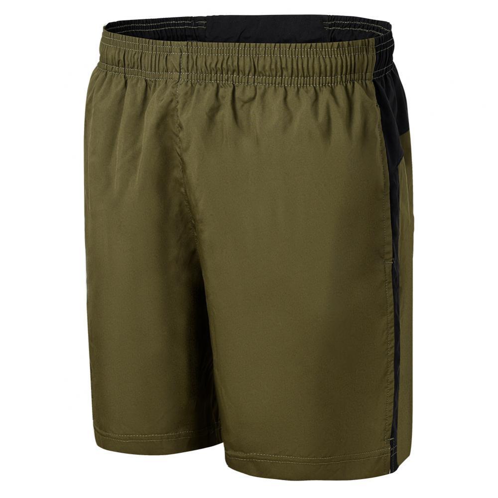 Bañadores de secado rápido para hombre, pantalones cortos deportivos con cordón, para playa, Verano: Green / XL