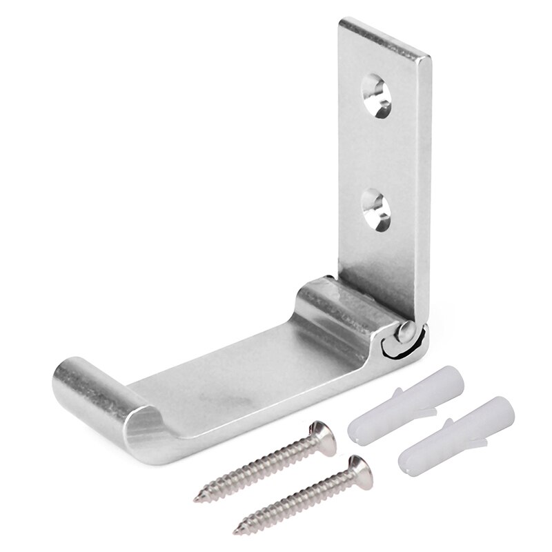1pc universell 5 farger hodetelefonholder vegghenger krok aluminiumslegering sammenleggbar hodetelefon stativ holder vegg stativ krok