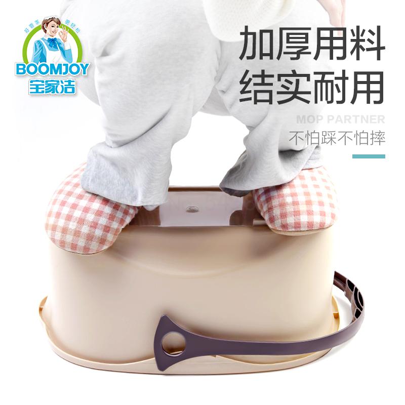 Cubo para fregona de lavado, cubo grande y grueso de plástico rectangular, para el hogar mopa, cubo para fregar, cubo, Cubo de esponja, Cubo de esponja