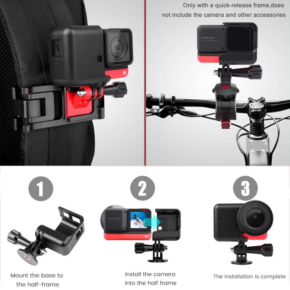 Protective Frame Case for Insta360 One R Quick Release Border Frame for Insta360 ONE R Tripod Adapter Accessories