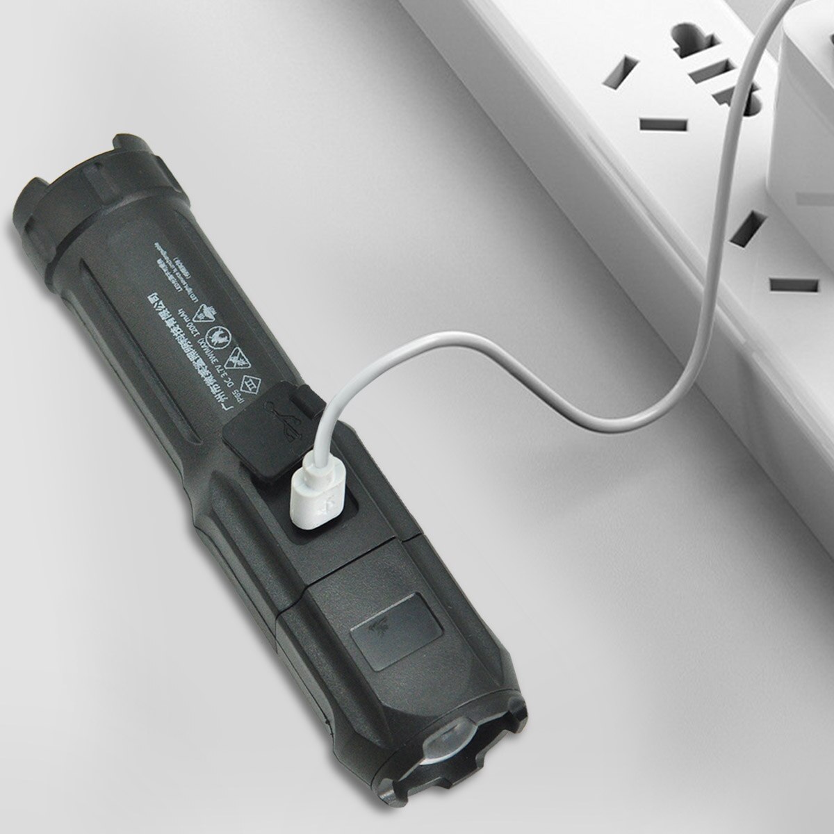 Flashlight Strong Light Rechargeable Zoom Giant Bright Xenon Special Forces Home Outdoor Portable Led Luminous Flashlight