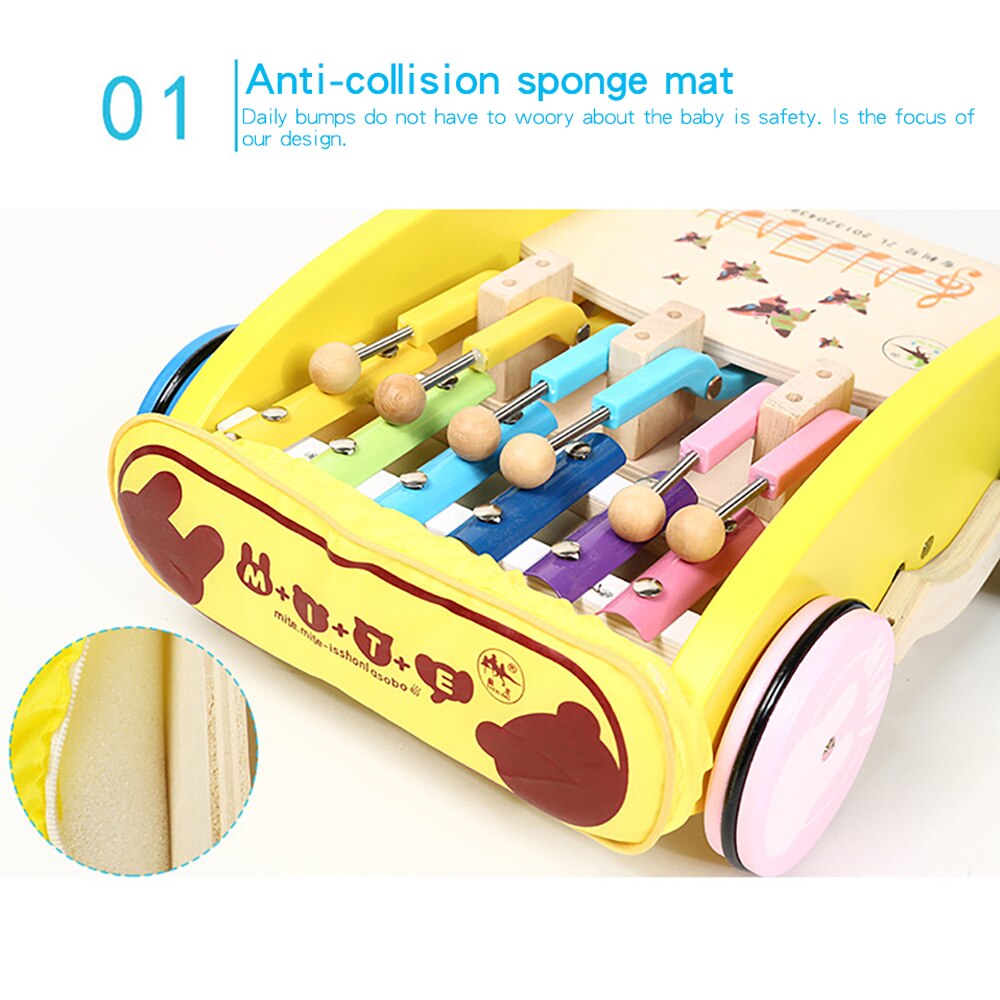 Baby Walker Folding Music Wheels Andador Walkers for kids Car Toddler Walker for Kids Learning Walking Balance Assistant Walker