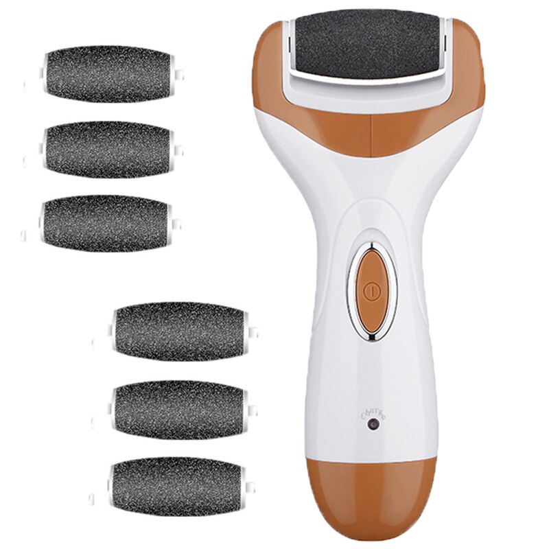 Browns 4in1 Rechargeable electric foot file callus remover machine pedicure foot care tool feet for heels remove dead skin tool
