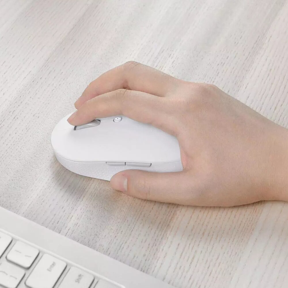 Xiaomi Mi Wireless Bluetooth Dual-Mode Mouse Silent Ergonomic Bluetooth USB Side Buttons Protable Mini Wireless Mice For Laptop