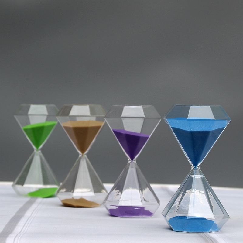 Clessidra in vetro creativo in muratura in stile nordico 30 minuti artigianato casa soggiorno scrivania decorazione accessori regali