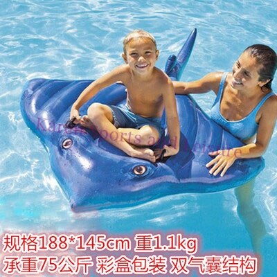 Cartoon Swim Floats Rafts Bed Air Mattress Floating Row Inflatable Pool Buoy Summer Swimming Water Boat Floating Row Kickboard: Skate