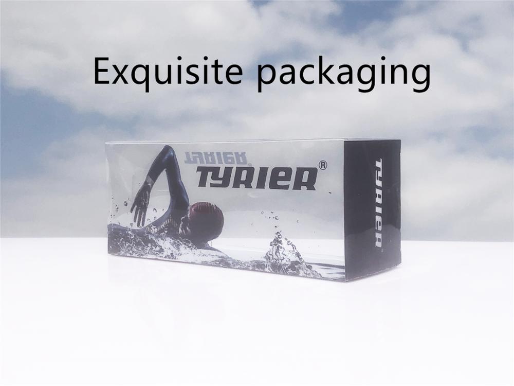 Gafas de natación Tyrier, gafas de natación deportivas profesionales con protección UV y revestimiento impermeable ajustable