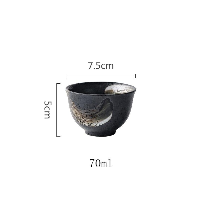 CHANSHOVA chinois style rétro Simple personnalité peint à la main en céramique tasse à eau tasse à thé porcelaine chinoise petite tasse à café H167: 3