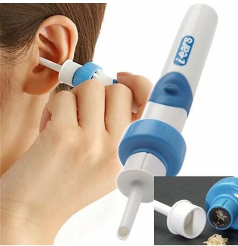 Electric Ear Wax Remover Vacume Cleaner Pijnloos Draadloze Veiligheid Ear Wax Pick Cleaner Remover Spiraal Oor-Reinigingsapparaat