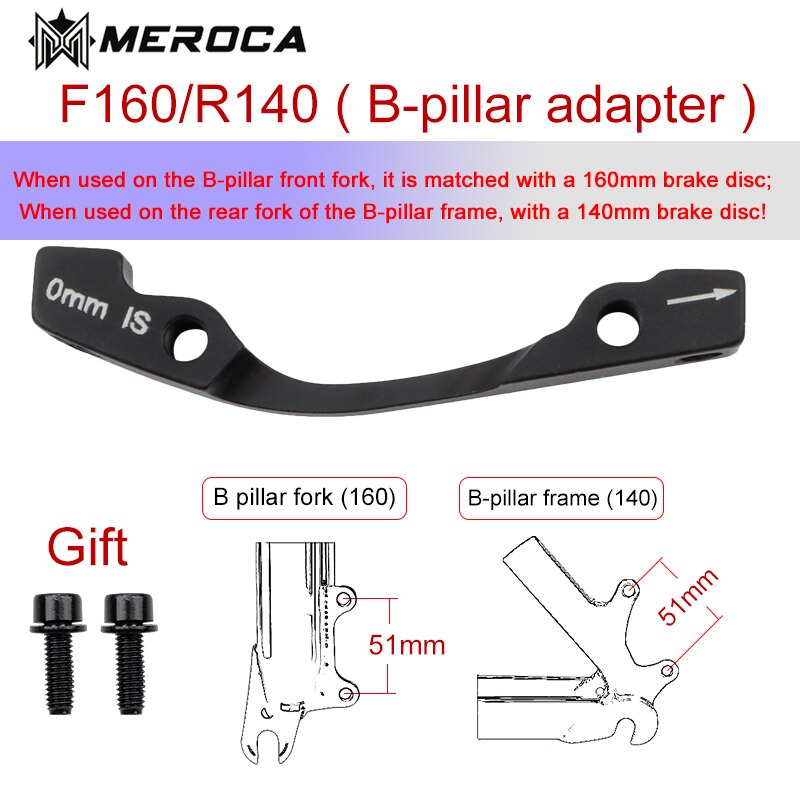 Bicycle Disc Brake Adapter Mtb Hydraulic Caliper Mechanical Adaptador Freno Disco Bike Freio Hidraulico Rotor PM IS 160 180 203