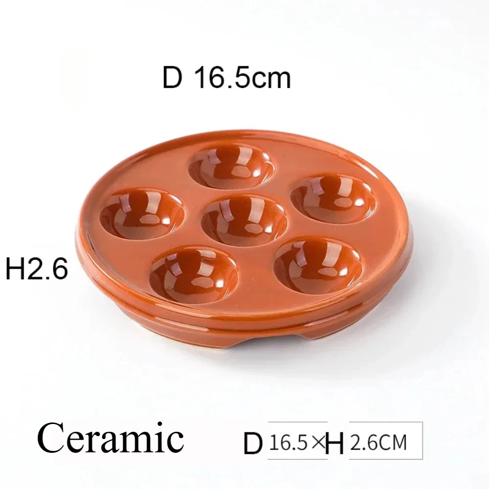 6 caves Passover Seder Plate, Ceramic Porcelain Dishes, Easter Egg Plate, Pesach tableware