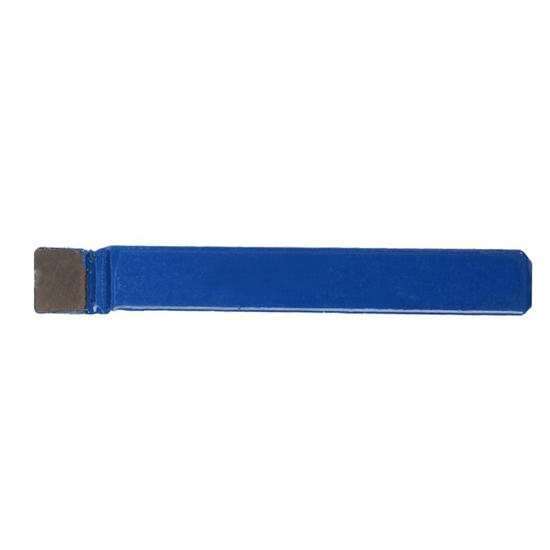10Pcs Blue Carbide Draaibank Tool Bit 1/4Inch Metalen Tip Getipt Cutter Set Voor Cnc Gereedschap