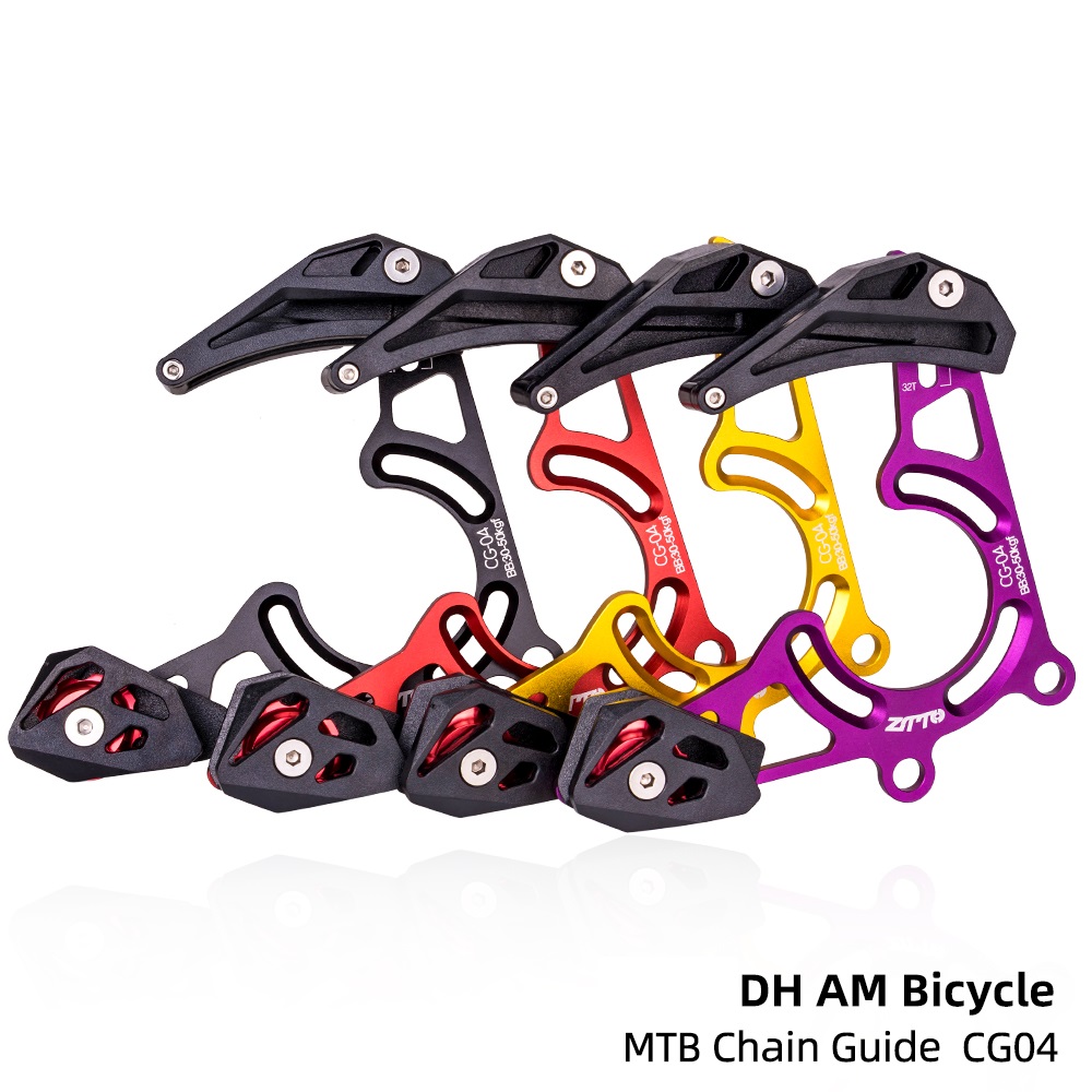 DH AM MTB Chain Guide CG03 /CG04 Mountain Bike Chain Guide Single Disc 1X System ISCG05 BB Mount Black Bike Chain Catcher