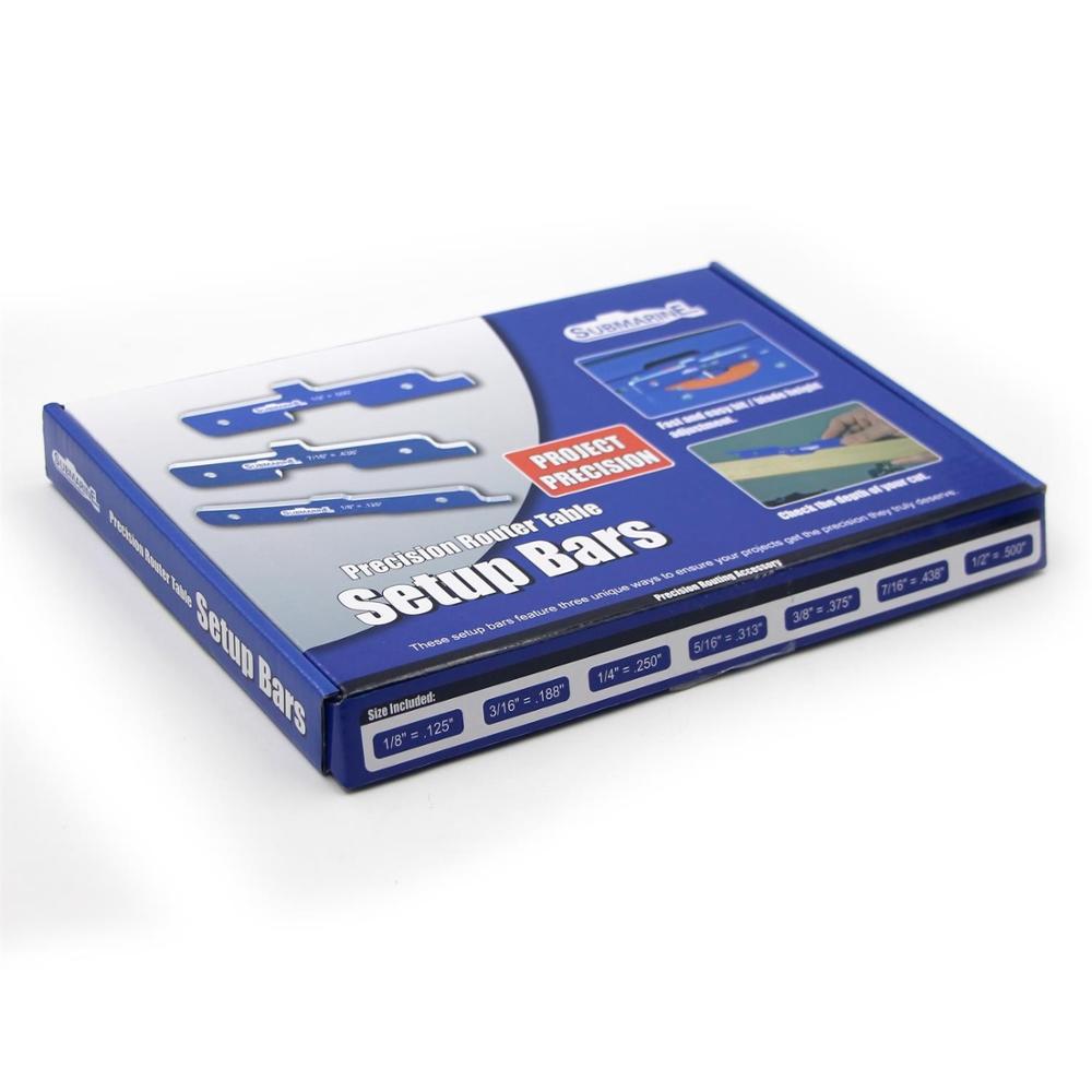7PCS Woodworking Precision Router Table Setup Bars Aluminum Alloy Depth Test Distance Set Up Bars