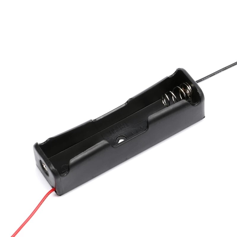 Novo plástico 18650 caixa de armazenamento da bateria caso 1 2 3 4 slot maneira diy baterias clipe titular recipiente com fio chumbo para 18650 bateria