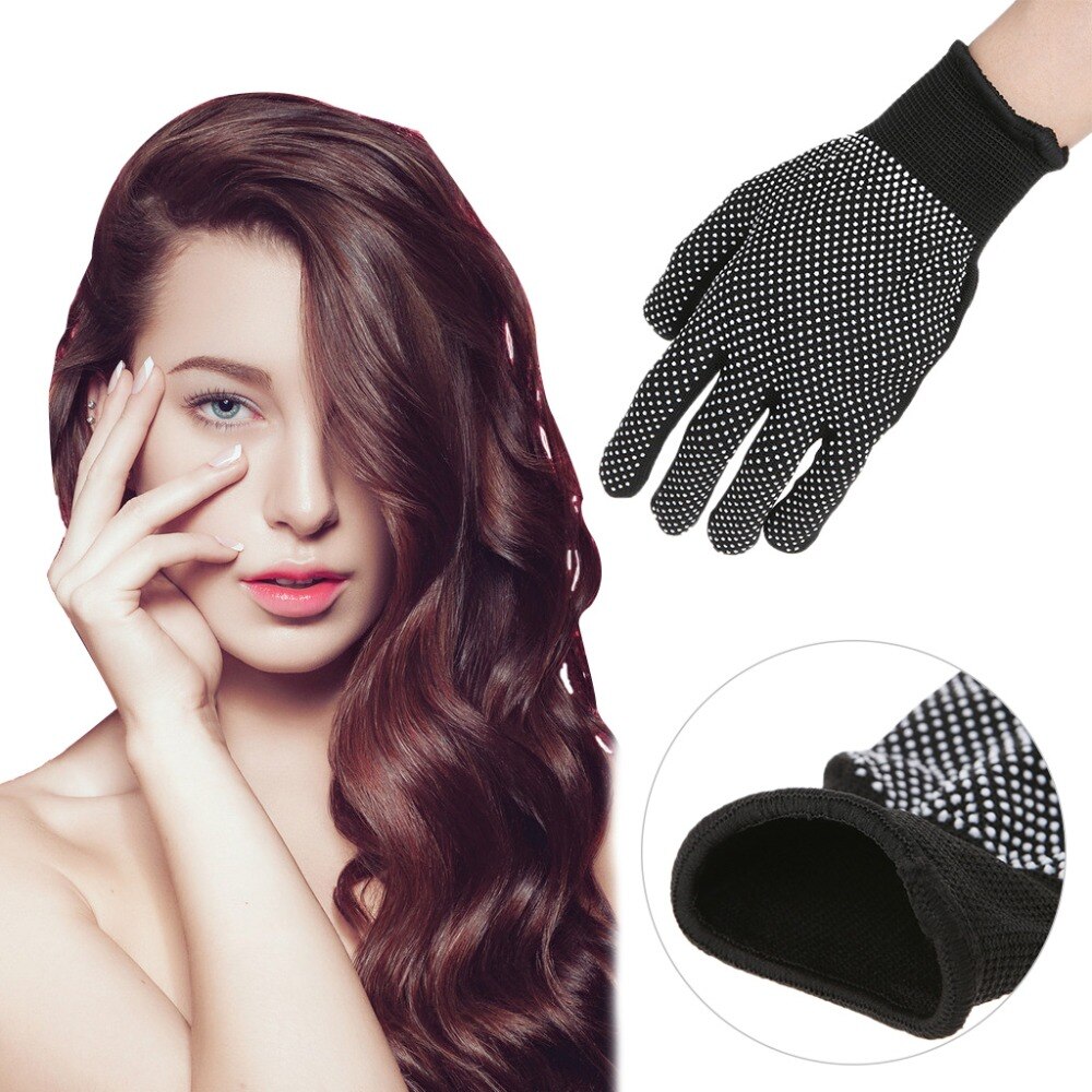 2pcs Hittebestendige Beschermende Handschoen Haar Styling Voor Curling Straight Flat Iron
