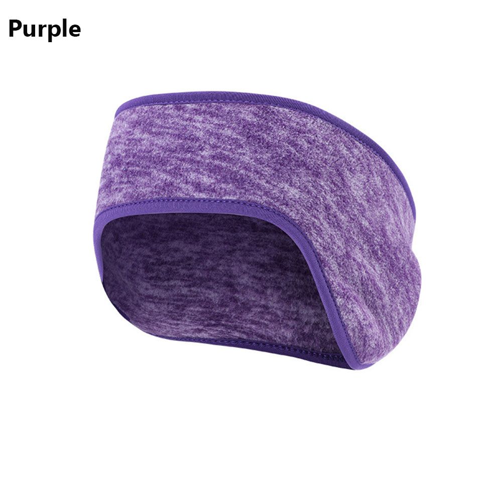 1Pcs Oor Warmer Hoofdband Volledige Cover Gehoorbeschermers Hoofdband Sport Hoofdband Voor Outdoor Gebruik Sport Fitness: purple