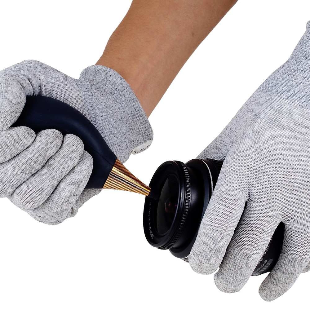 Kit profissional da limpeza da câmera de vsgo com lente que limpa a luva e o pano do limpador do ventilador de ar do cotonete do sensor do quadro completo da pena APS-C.