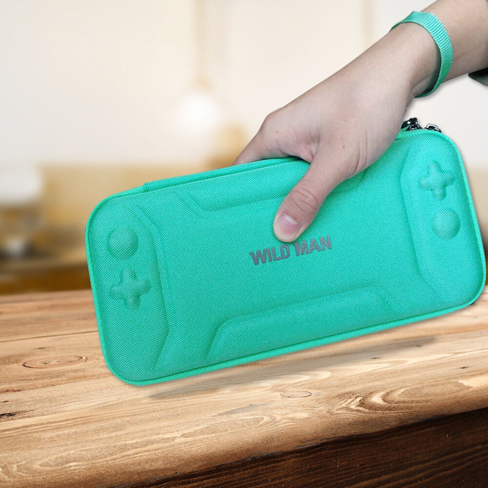 Nintend interruptor acessórios eva armazenamento caso duro duplo zíper escudo rígido de armazenamento de proteção carregando acessórios do console do jogo