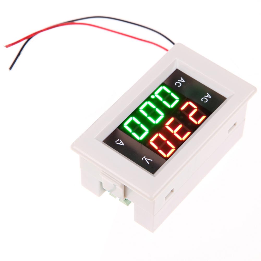 DC 0-300V 20A DC Voltmeter Amperemeter Gebaut-in shunt Dual Anzeige LED Digital Volt Ampere Anzeige für 12V 24V Auto Spannung