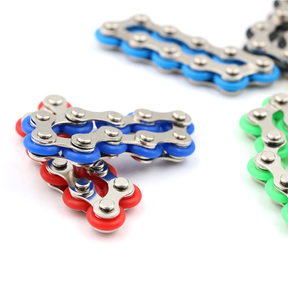 Verkoop Bike Chain Fidget Spinner Armband Voor Autisme en ADHD Fidget Speelgoed Anti-Stress Speelgoed Voor Kinderen/Volwassen /Student