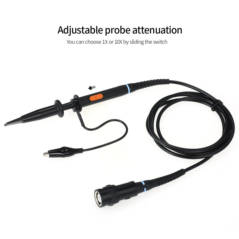 Hoge Precisie Oscilloscoop Probe Alligator Clip Test Probe 1X 10X P2200 200 Mhz