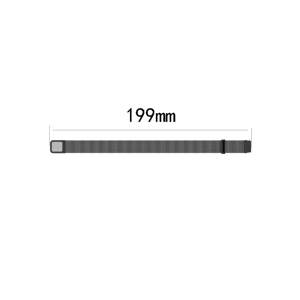 Substituição de aço inoxidável pulseira de pulso para samsung galaxy fit SM-R370
