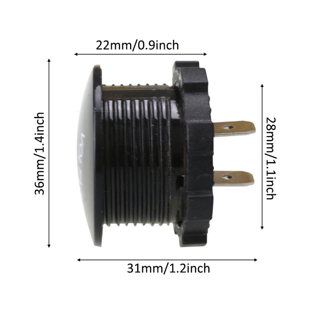 DC 12V-24V wyświetlacz cyfrowy woltomierz samochodowy miernik napięcia próbnik wyświetlacz doprowadziło dla samochodów automatyczny motocykl łódź ATV ciężarówka akcesoria remontowe
