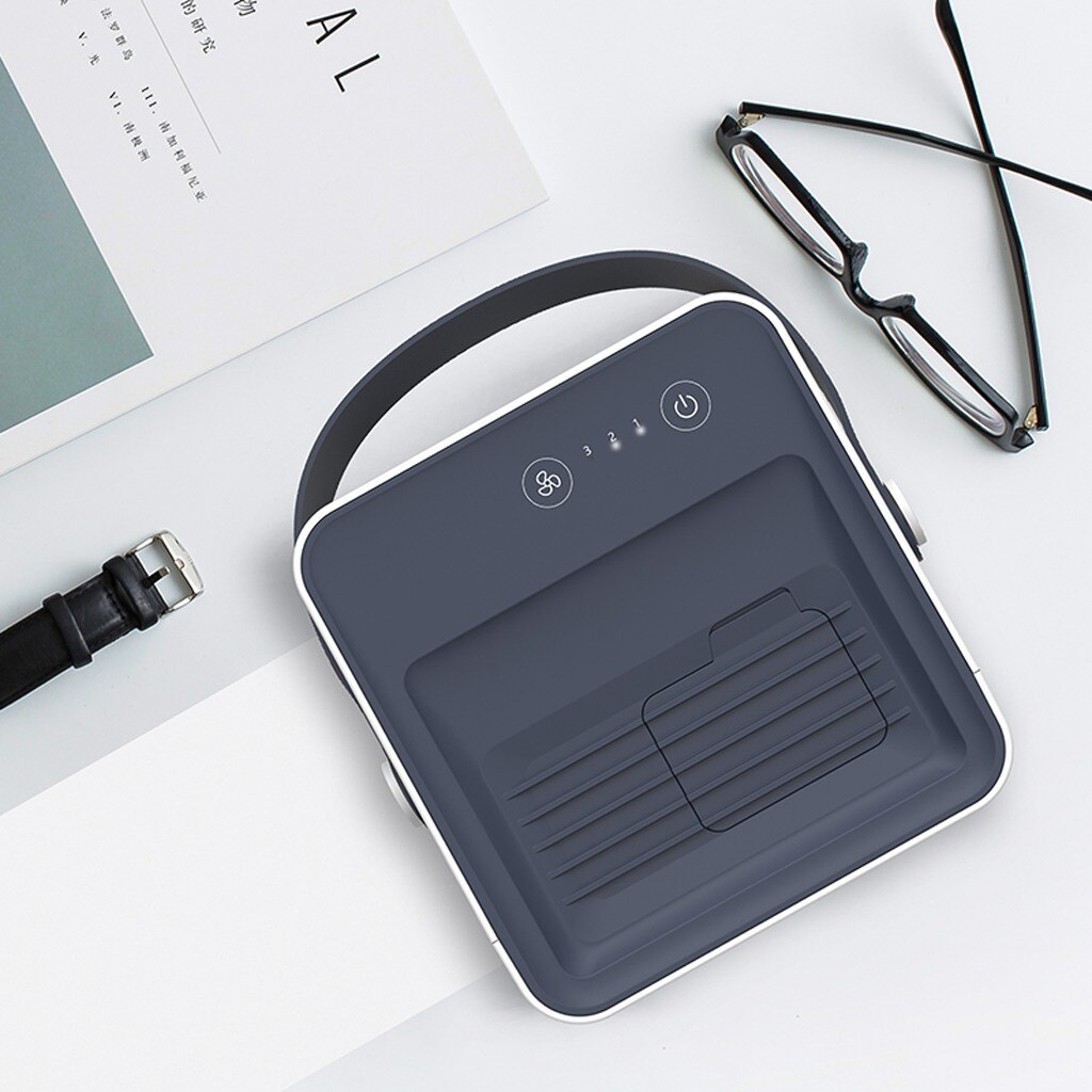 Portable Air Conditioner, Personal Air Conditioner Portable Air Cooler Desktop Air Cooling Fan Humidifier Purifier For Bedroom#