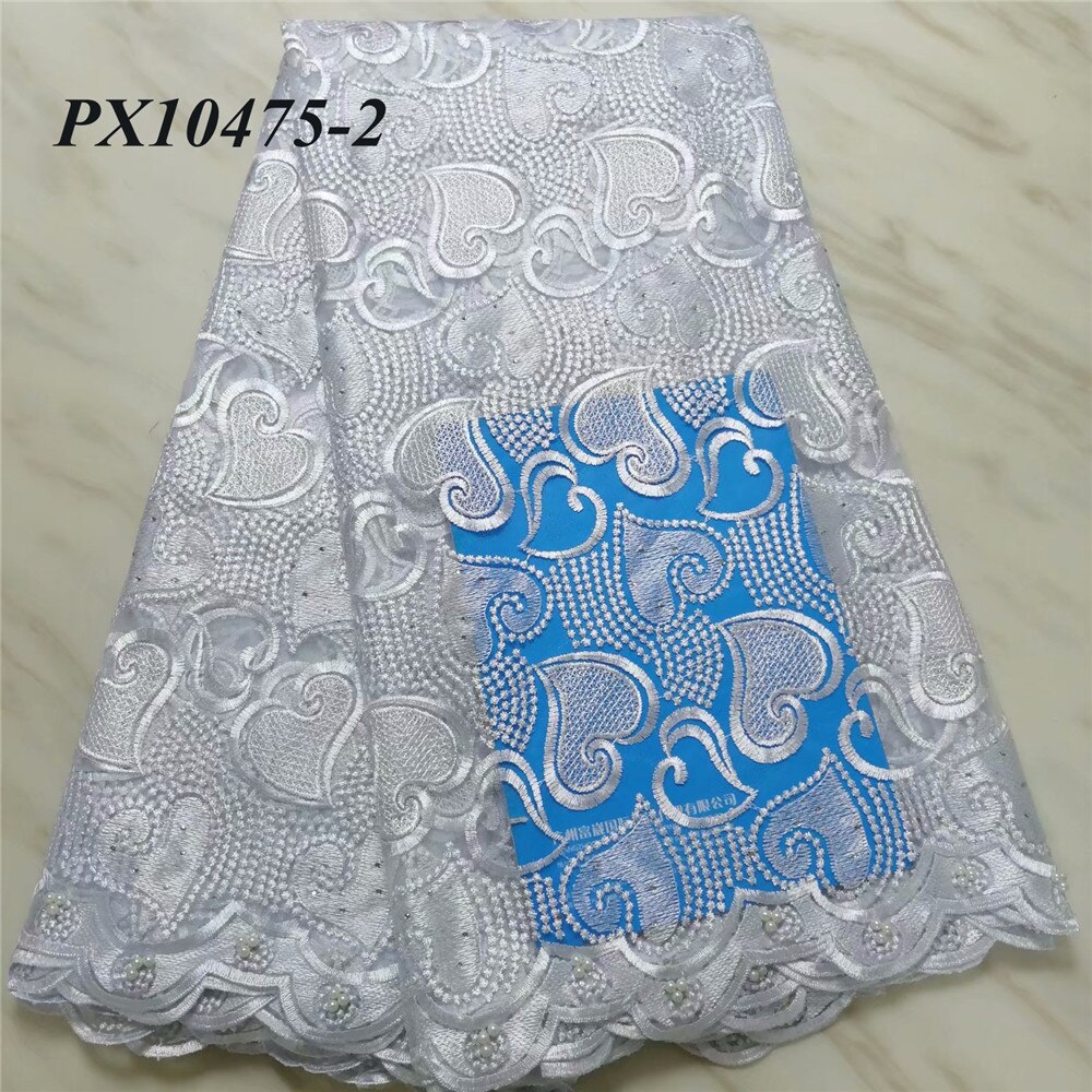 Broderi spets tyg indisk spets broderi mesh tyg vit brudklänning dubai spets: 2