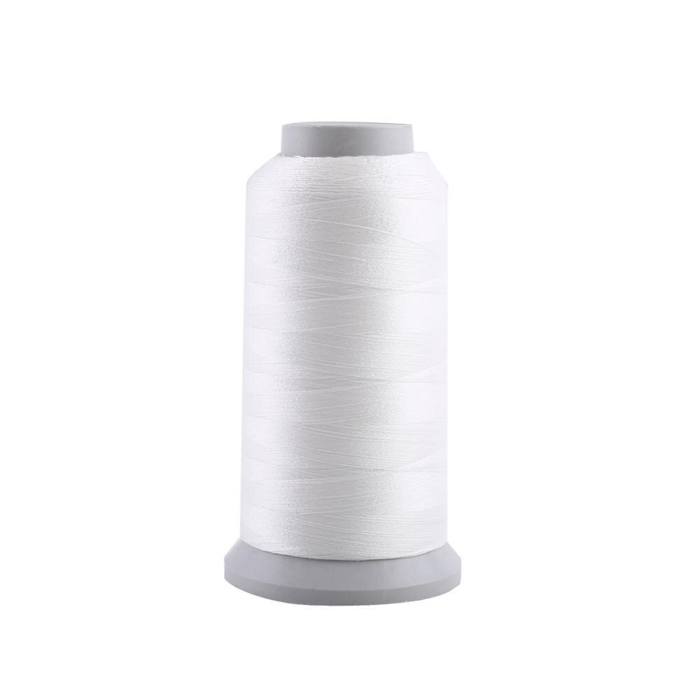 Spool Glow In The Dark Machine Hand Borduren Naaigaren Polyester Fiber + Noctilucent Factor Threads 1000 Yards/3000 yards: White 3000 Yards