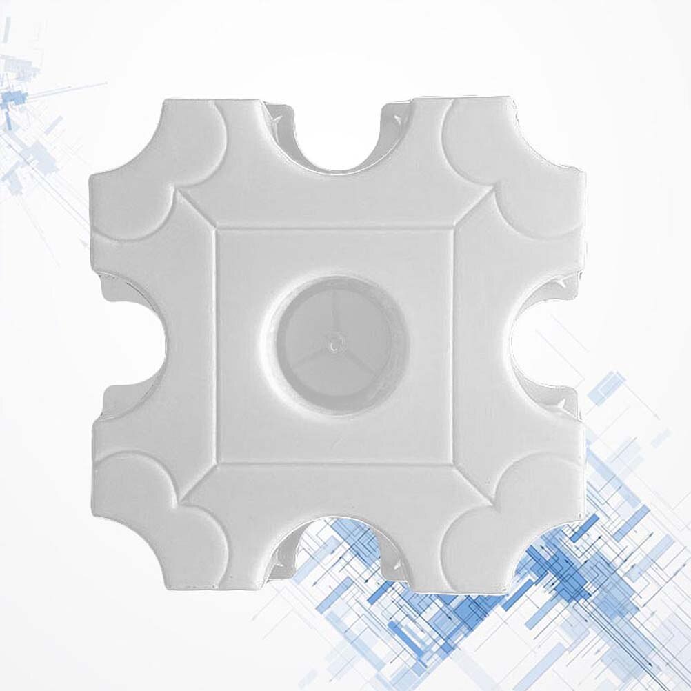 Cement Mold Stepping Stone Mold Reusable Concrete Mold for Patio Garden Lawn Pavement 30x30x7cm