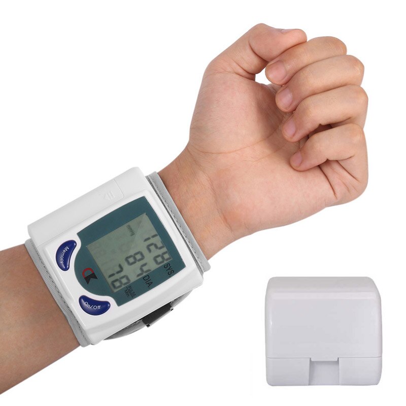 Automatische Digitale Arm Pols Bloeddrukmeter Armband Meter Apparaat Hart Beat Machine Automatische Bloeddrukmeter Handleiding