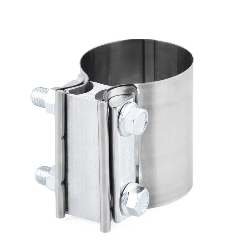 2.5 Inch Muffler Clamp Stainless Steel Exhaust Pipe Universal Elbow Joints Clip