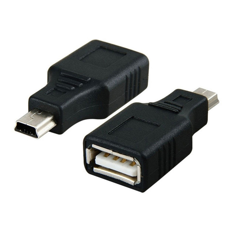 Otg Adapter Zwart Usb 2.0 A Female Naar Micro Usb B 5 Pin Male Mini Otg Adapter USB2.0 converters Voor Computer Pc Tablet