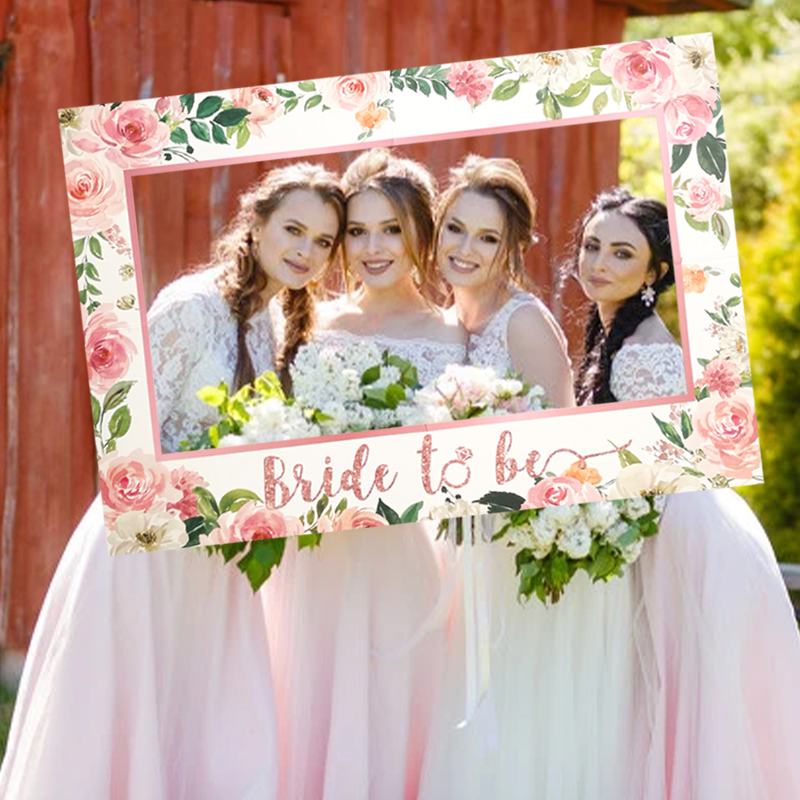 1 Uds. Accesorios para fotomatón de novia para ser, marco para decoración de despedida de soltera, accesorios para fotomatón de boda y compromiso, suministro para despedida de soltera