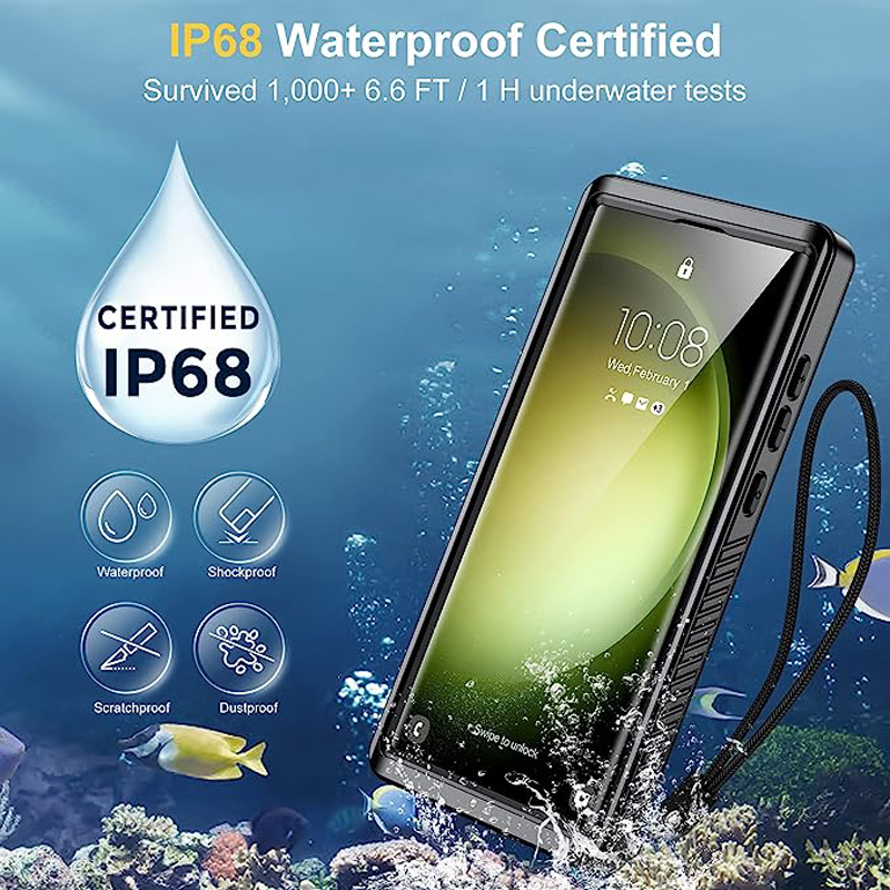 IP68 Shellbox Waterproof Case For Samsung Galaxy A16 A26 A35 A15 A52 A53 A25 A54 A55 4G 5G Aluminum Swimming Phone Luxury Cover