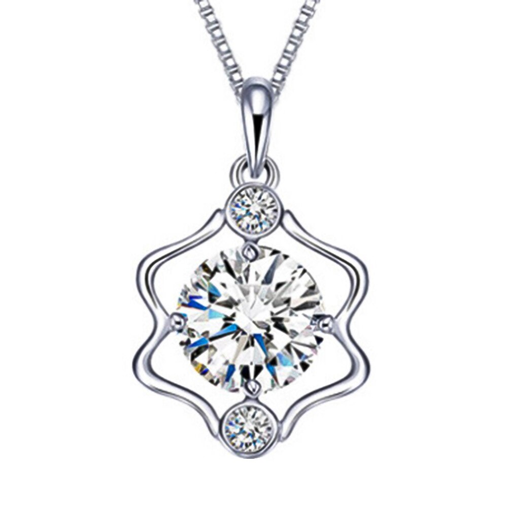 Lady Silver Plated Rhinestone Inlaid 12 Constellations Pendant DIY Jewelry Decor: Gemini