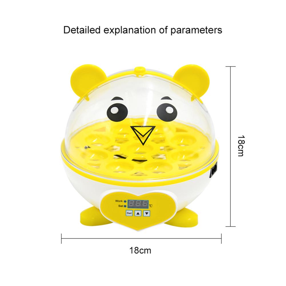 Broedmachine voor eieren, automatische uitkomstmachine met slimme temperatuurregeling, digitaal broedapparaat voor kippen, eenden en ganzen.