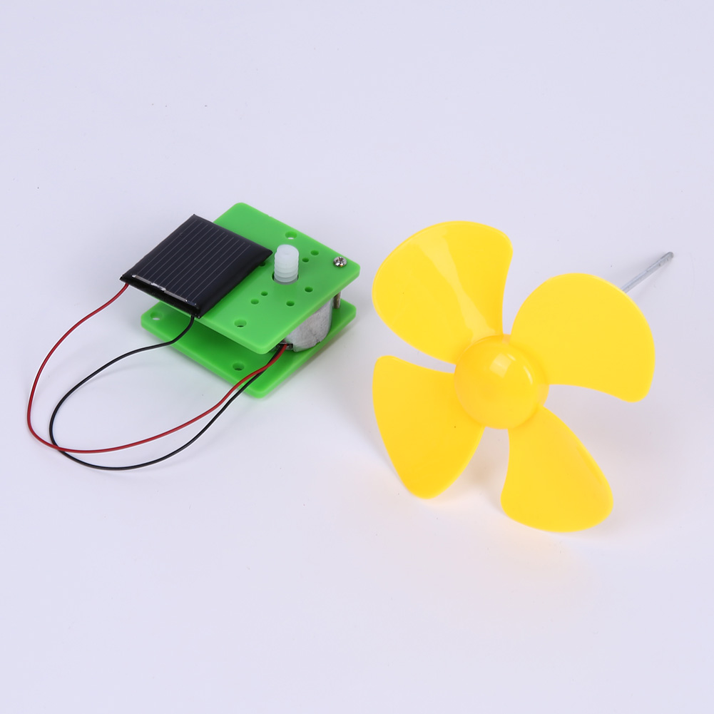 Children Kids Educational Toy Rotation Flower Production Paternity Experiments DIY Assembling Solar Toys FCI#